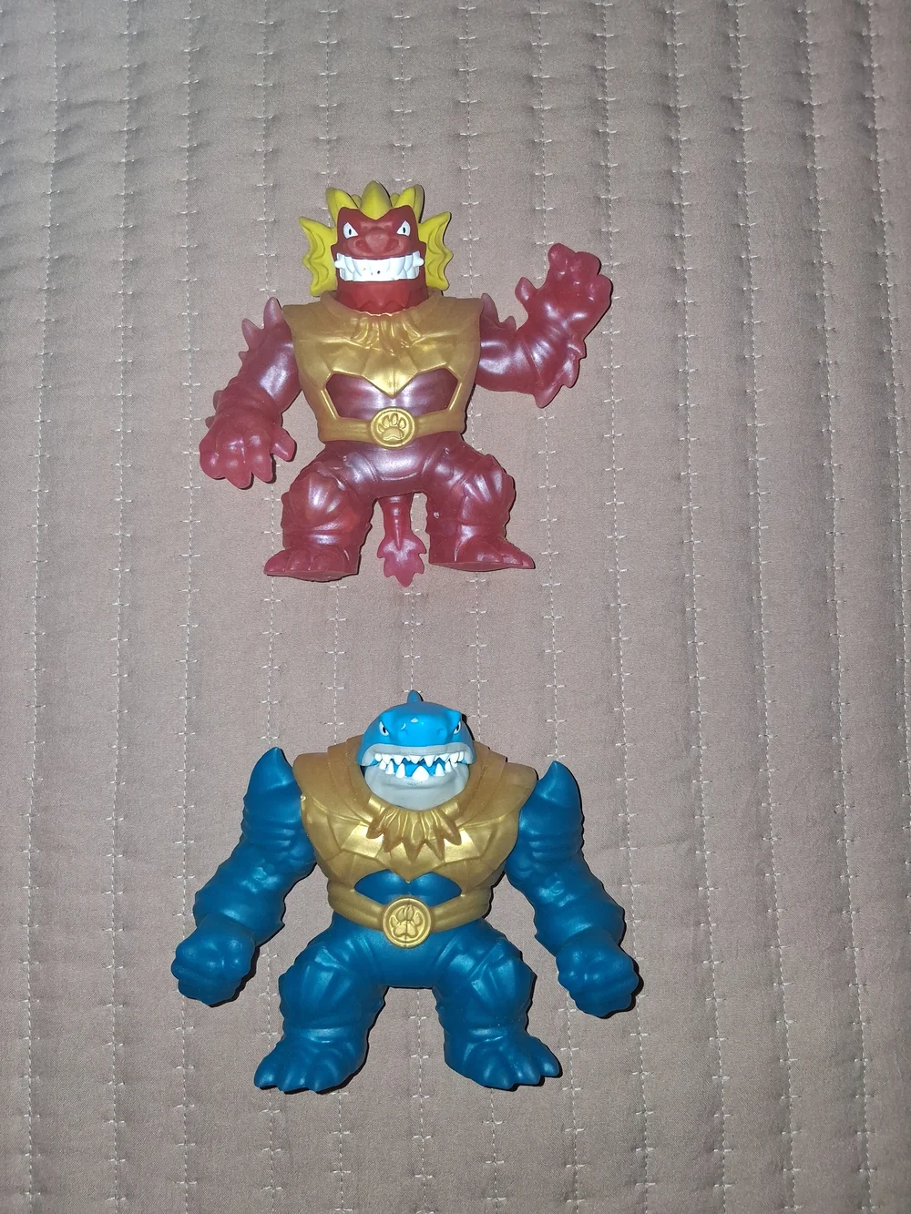 Heros Of Goo Jit Zu Depp Goo Set Of 2 blazagon & Shark Thrash Chomp Attack
